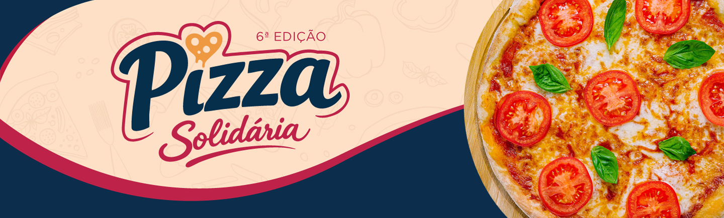 Banner Pizza Solidária 2026